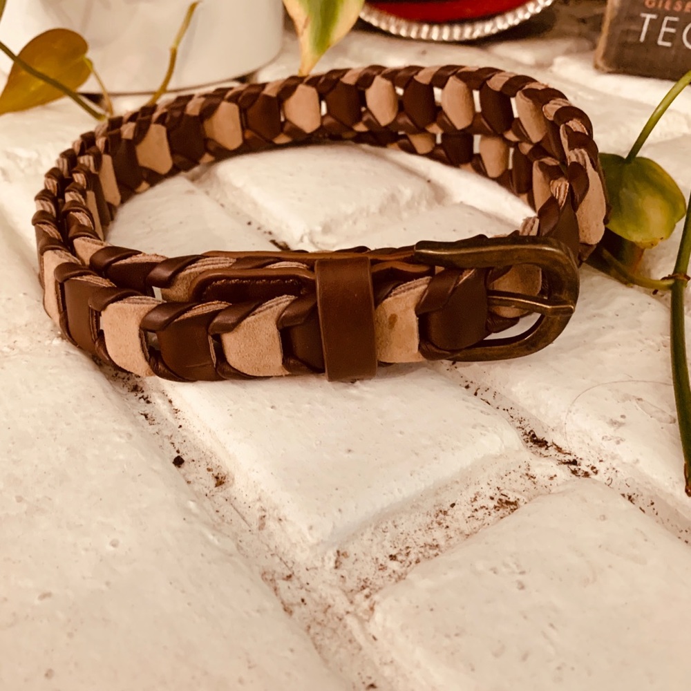 Brown And Beige Belt